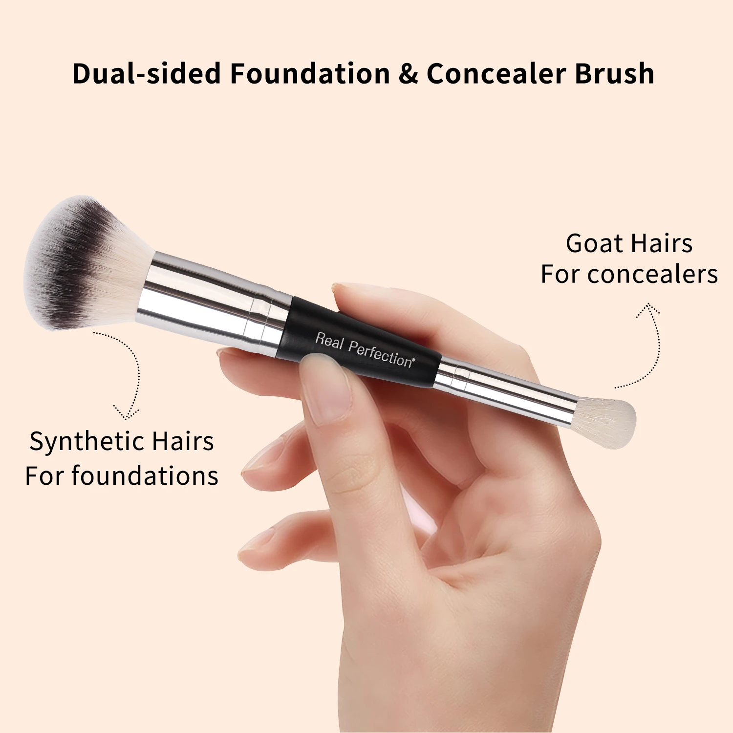 Makeup Tool Set  Brush for make up Sponge Kabuki Brush 3-piece Set to Build All Makeups