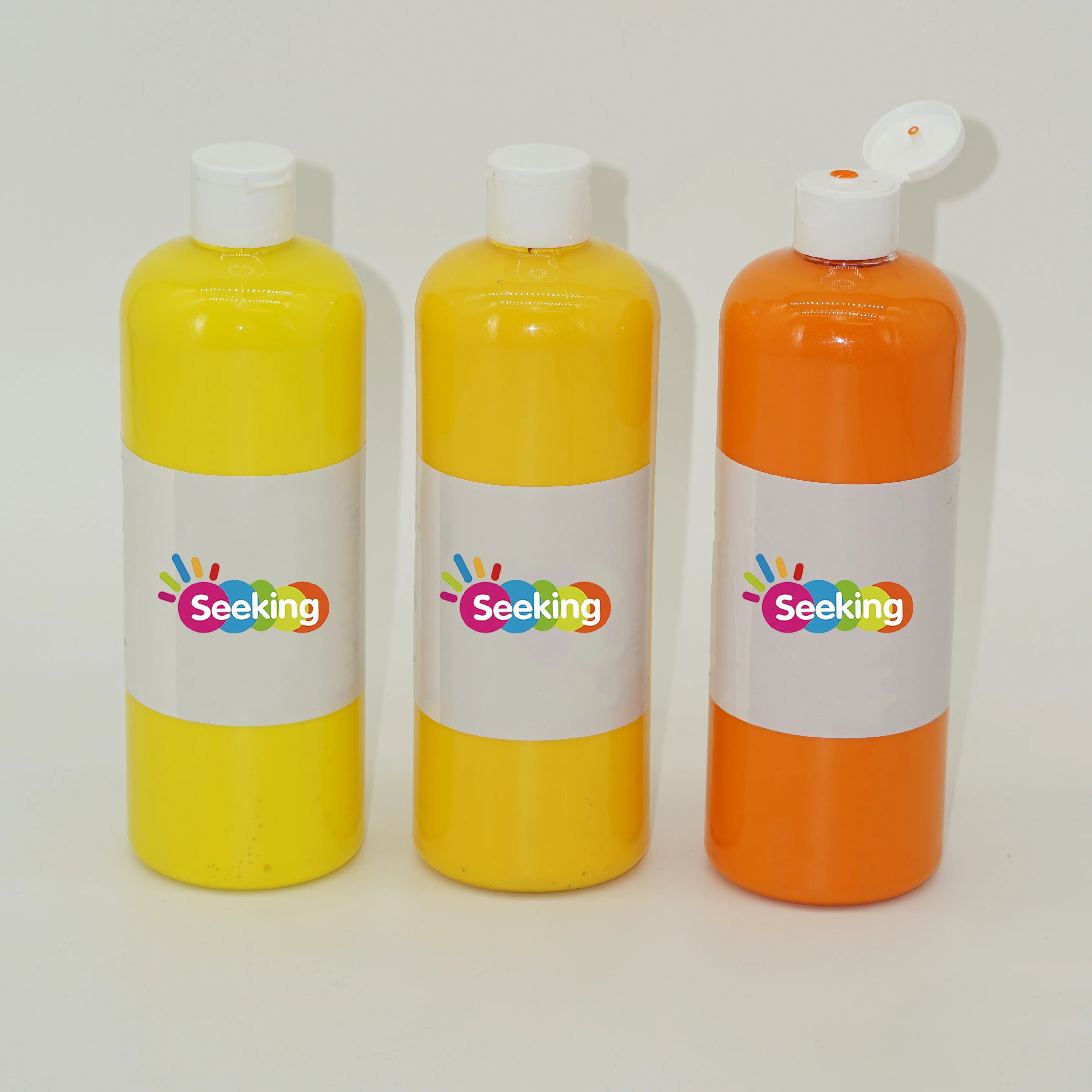 Оптовая Продажа нетоксичных 500 мл бутылка перламутровая акриловая краска акварель индивидуальные цвета для уникального искусства