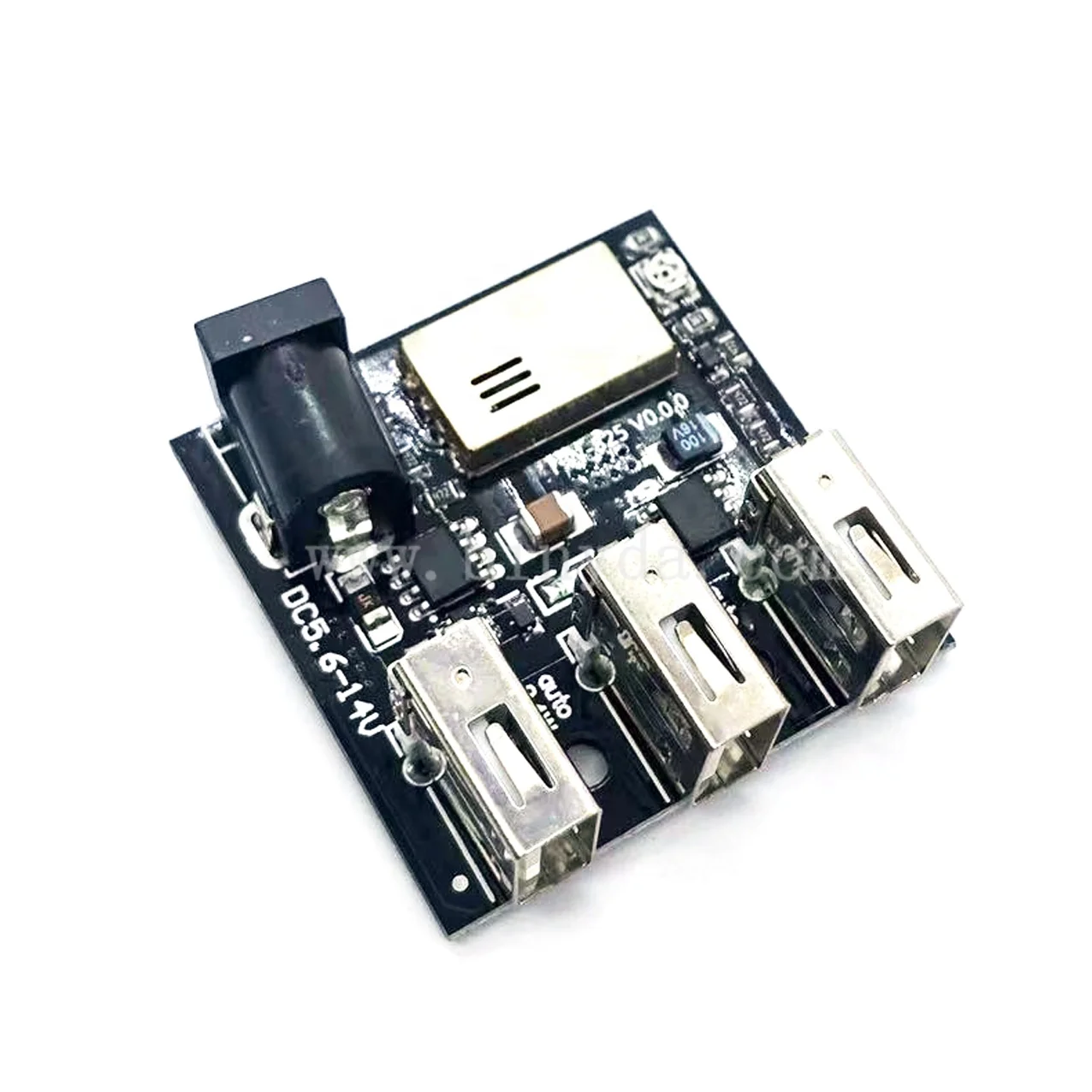 DC to DC 9V 12V To 5V 8A Step Down Power Bank Charger Board 3 USB Mini Charging Module Step-Down Buck Converter