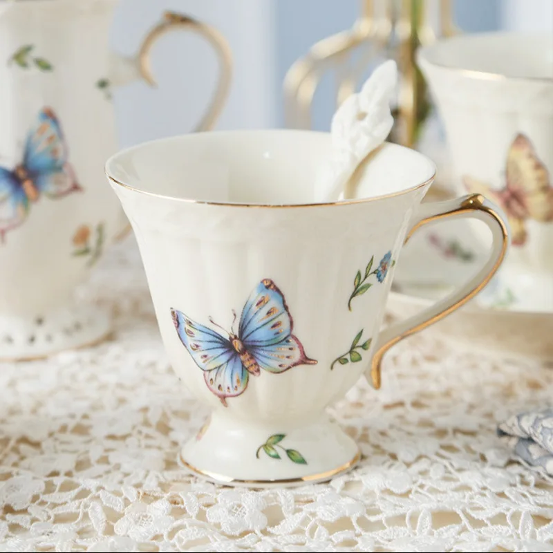 Оптовая торговля высокого класса Золотой обод персонализированные тонкие костяные фарфоровые керамические эспрессо на заказ кофейные кружки чашка блюдце набор