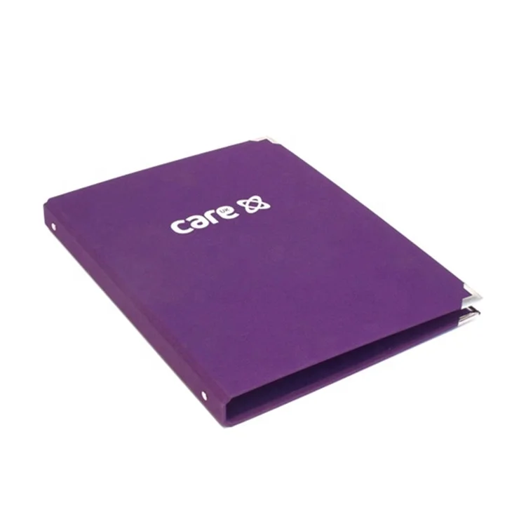 
Durable fabric/cloth cover 3 ring binders with company logo 