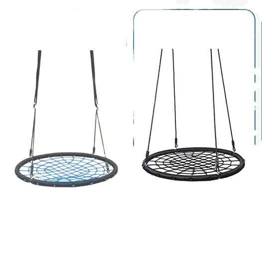 Нейлоновая Защитная сеть, качели, гамак, сетка, паук, качели, платформа, веревка, регулируемые подвесные веревки для детей