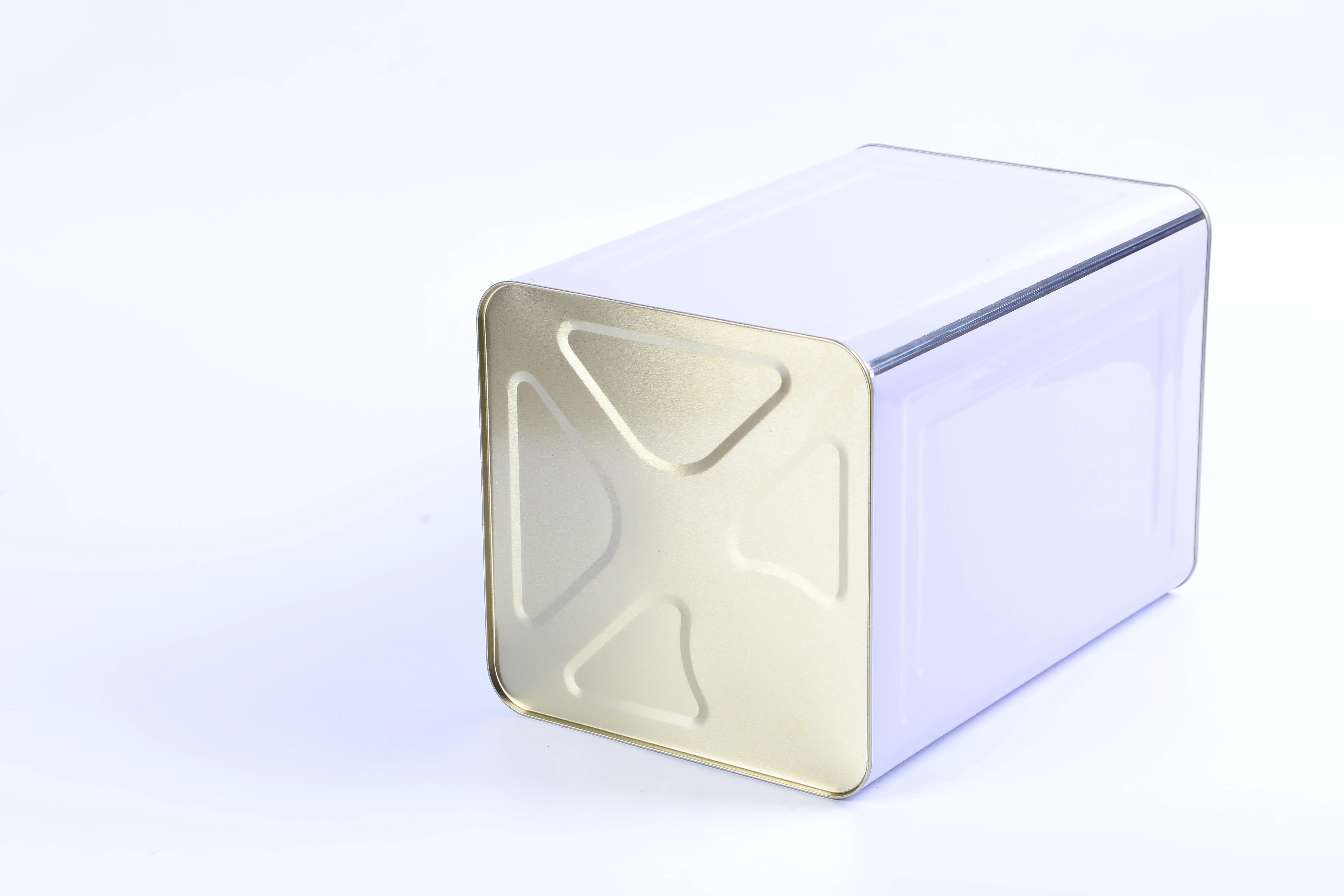 
High Quality Metal Tin Containers Square iron drum with pressure cover 