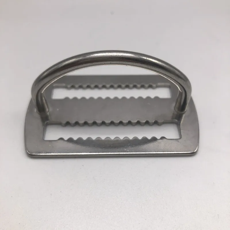 Factory Stainless Steel Scuba Dive Buckle with D-Ring Weight Belt Keeper Diving Accessories