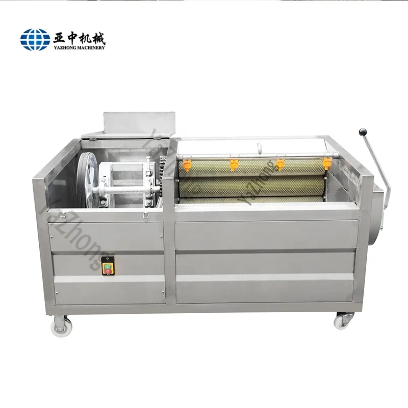 high capacity production line of carrot sweet potatoes walnut brush washing machine