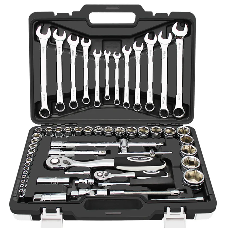 INNO 61/82/94/121/140/150PCS Mechanic Car Tools Box Kit Wrench Combination Kits Ratchet Wrench Socket Tool Set