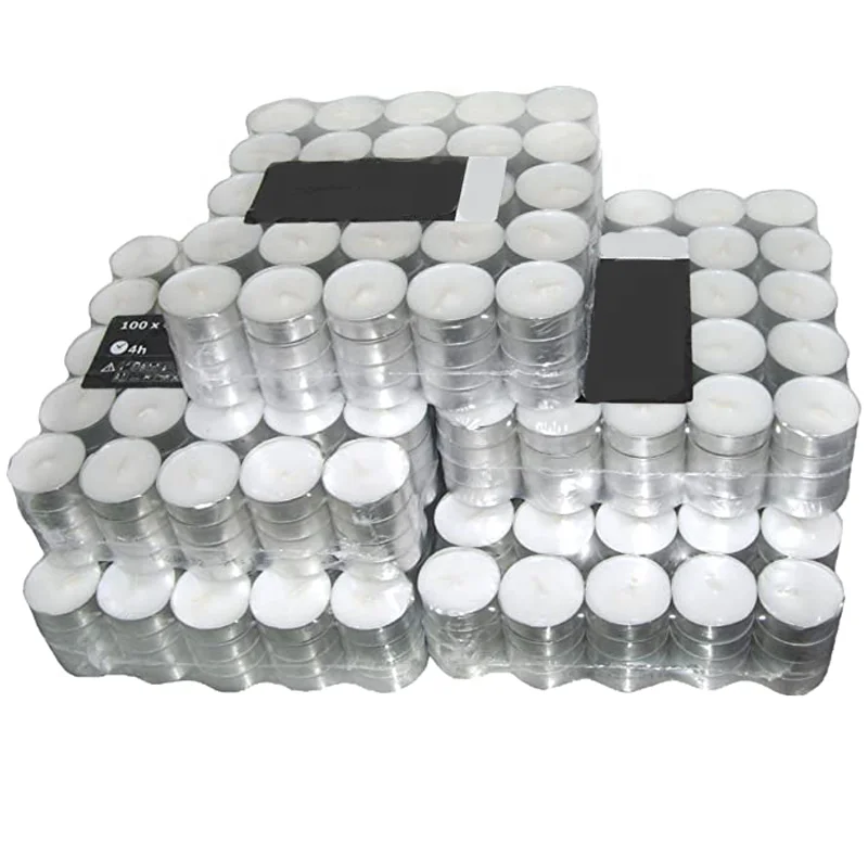 100 pcs tea light candle unscented tealight candle