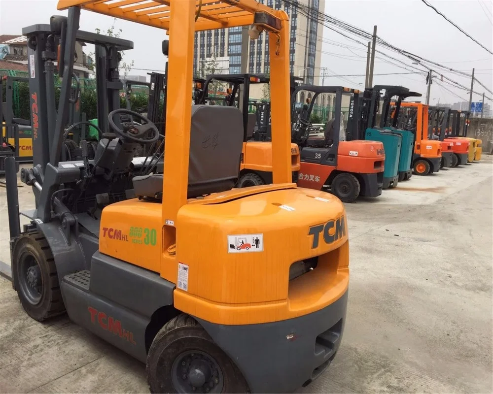 3T Used TCM forklift FD30 japan made used tcm 3t 5t 7t 10t 15t diesel forklifts