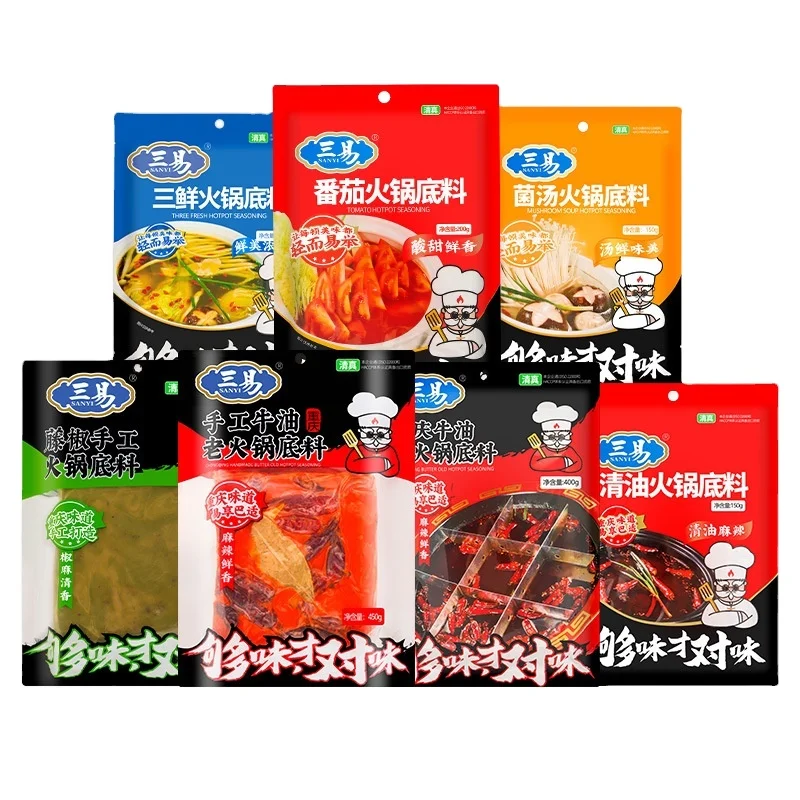 Оптовая продажа розничная пищевые приправы Sichuan халяльное говяжье сало растительное масло смешанные кулинарные специи соус чили