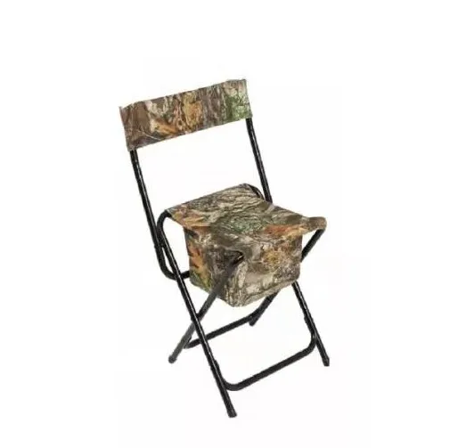 Foldable tripod hunting blind chair with different materials to choose