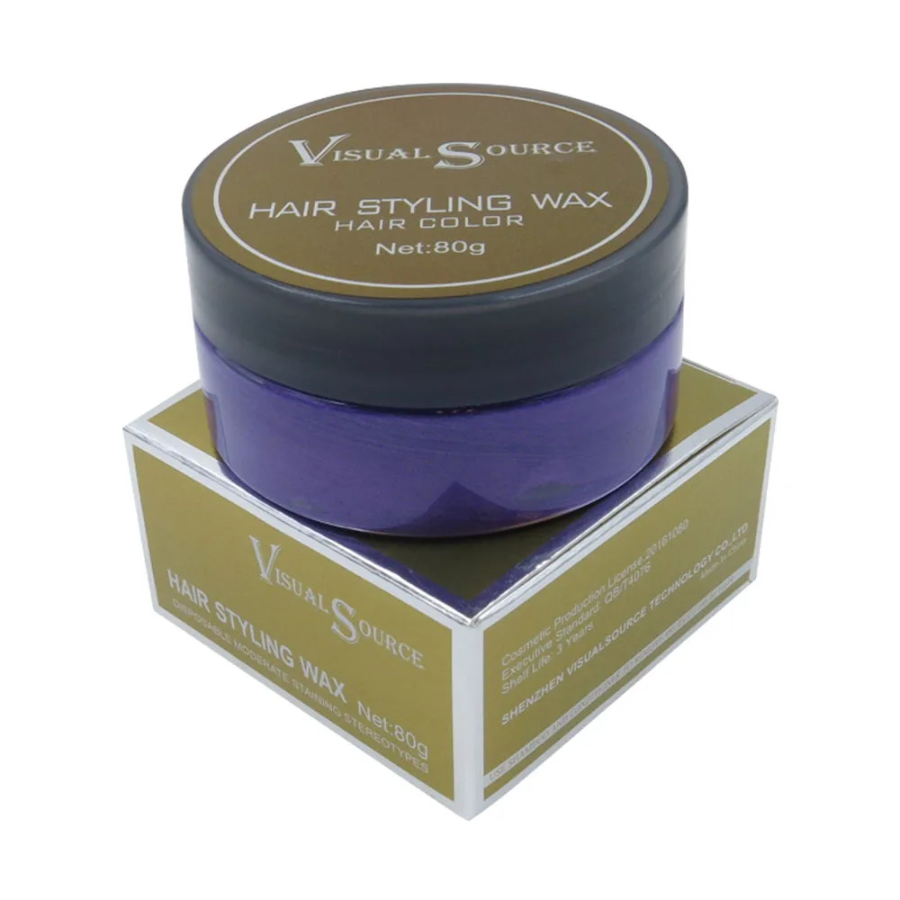 OEM/ODM visualsource Color Matte Hair Wax,color styling