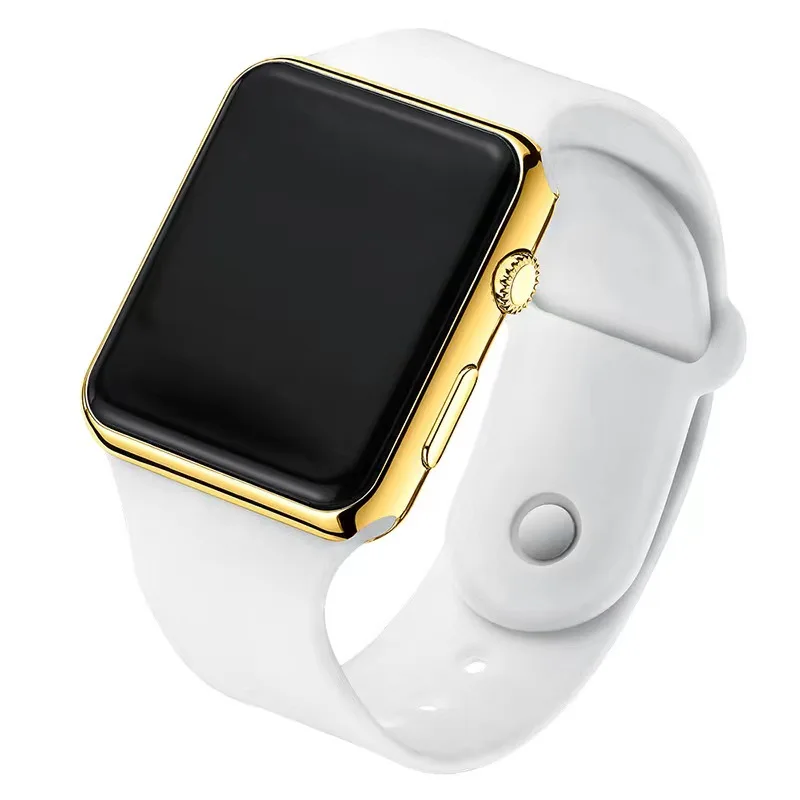 Smart silicone led electronic watch men and women sports watch bracelet student watch