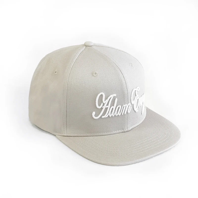 low profile fashion plain snapback hip hop hat cap custom logo adjustable flat snapback fitted hats for men