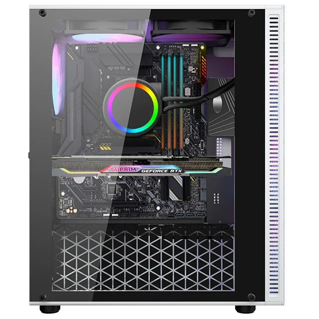 Hot Sale PC Gaming Computer Case Glass Side Panel Hardware CPU Casing Computer Cabinet Case