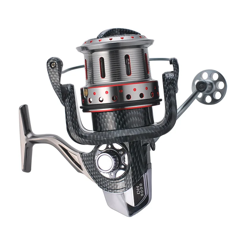 Lizard WDH 14+1BB Ball Bearings Fishing Reel 4.7:1 Full Metal Body Jigging Spinning Trolling Surf River 9000 10000 11000 Fake