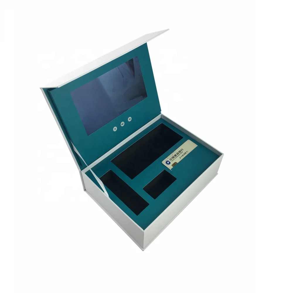 Custom Gift Flower Lcd Screen Video Boxes With 7 Lcd Screen