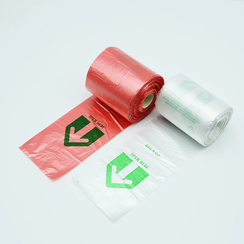 Food fresh hdpe ldpe biodegradable star seal plastic produce bag clear packaging shopping roll food bags on roll for produce