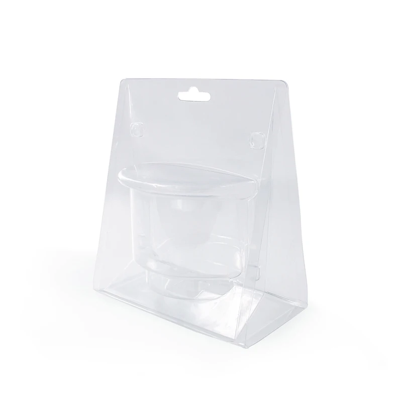 Clear PET plastic 6 holes blister clamshell macaron packaging box
