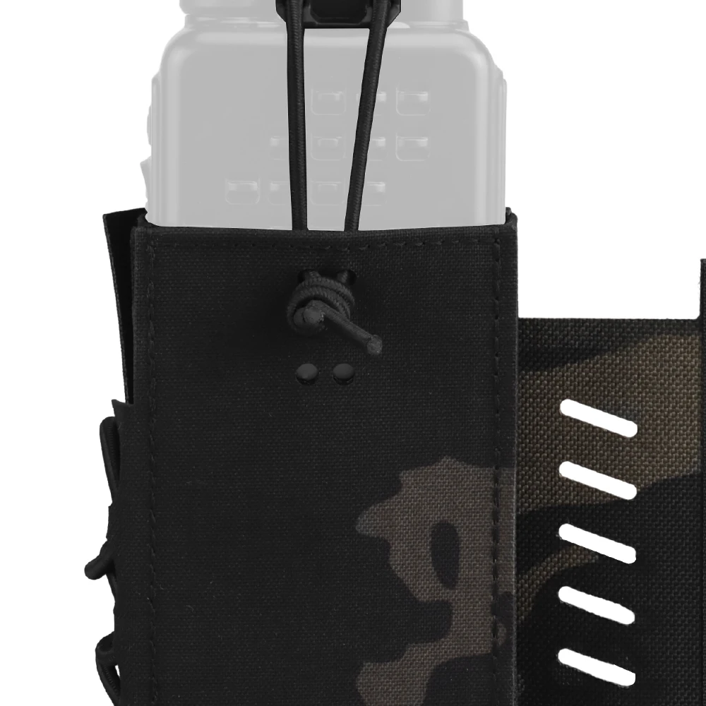 Wosport Cordura Assaulter Radio Pouch Elastic Tab Bag Packed  For Chest Rigs