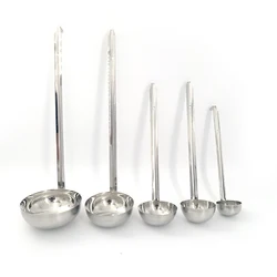 kitchen Accessories Serving Soups Ladle Stainless Steel Long Handle Soup Ladle