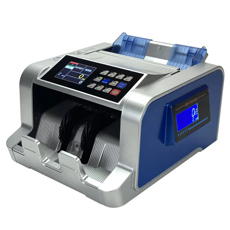 Color OEM 2.8Inch TFT Screen Money Counter Machine Bill Counter Machine Money Counting Which Can Put The National Flag On It