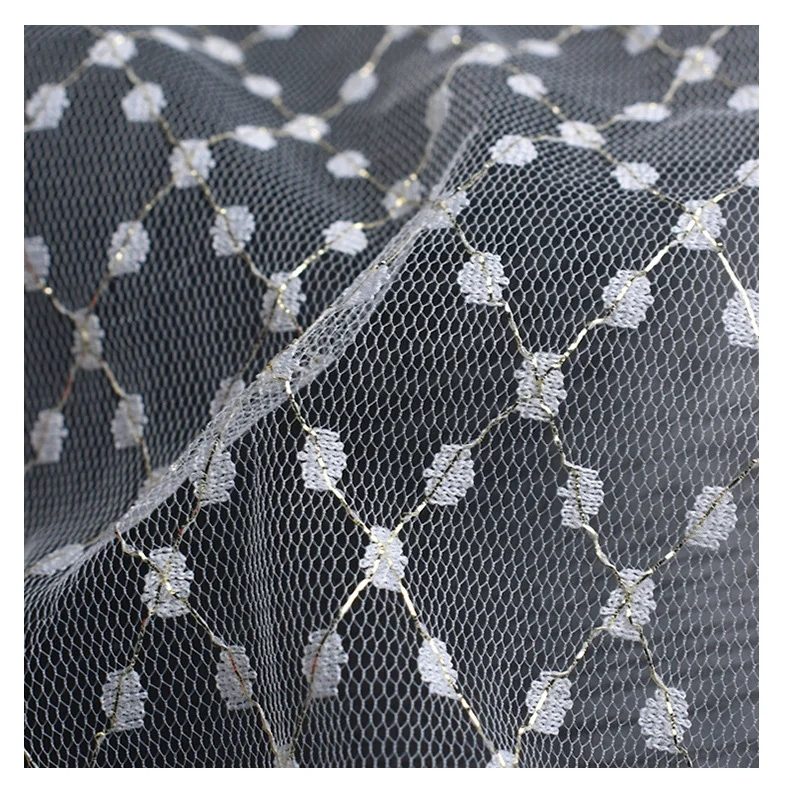 100% Nylon Net Fabric Stretchy and Breathable for Sportswear Bags Lingerie Upholstery Home Textiles 420d 1000d Yarn Count