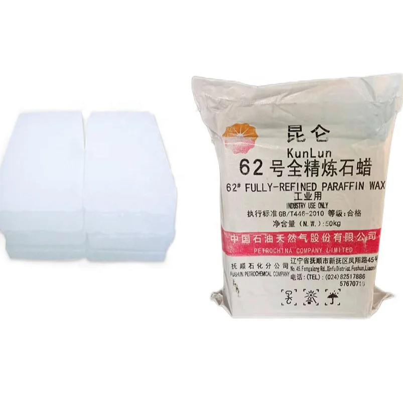Cheapest And Best Quality Fully Refined Paraffin Wax 62/64 For Candle Making