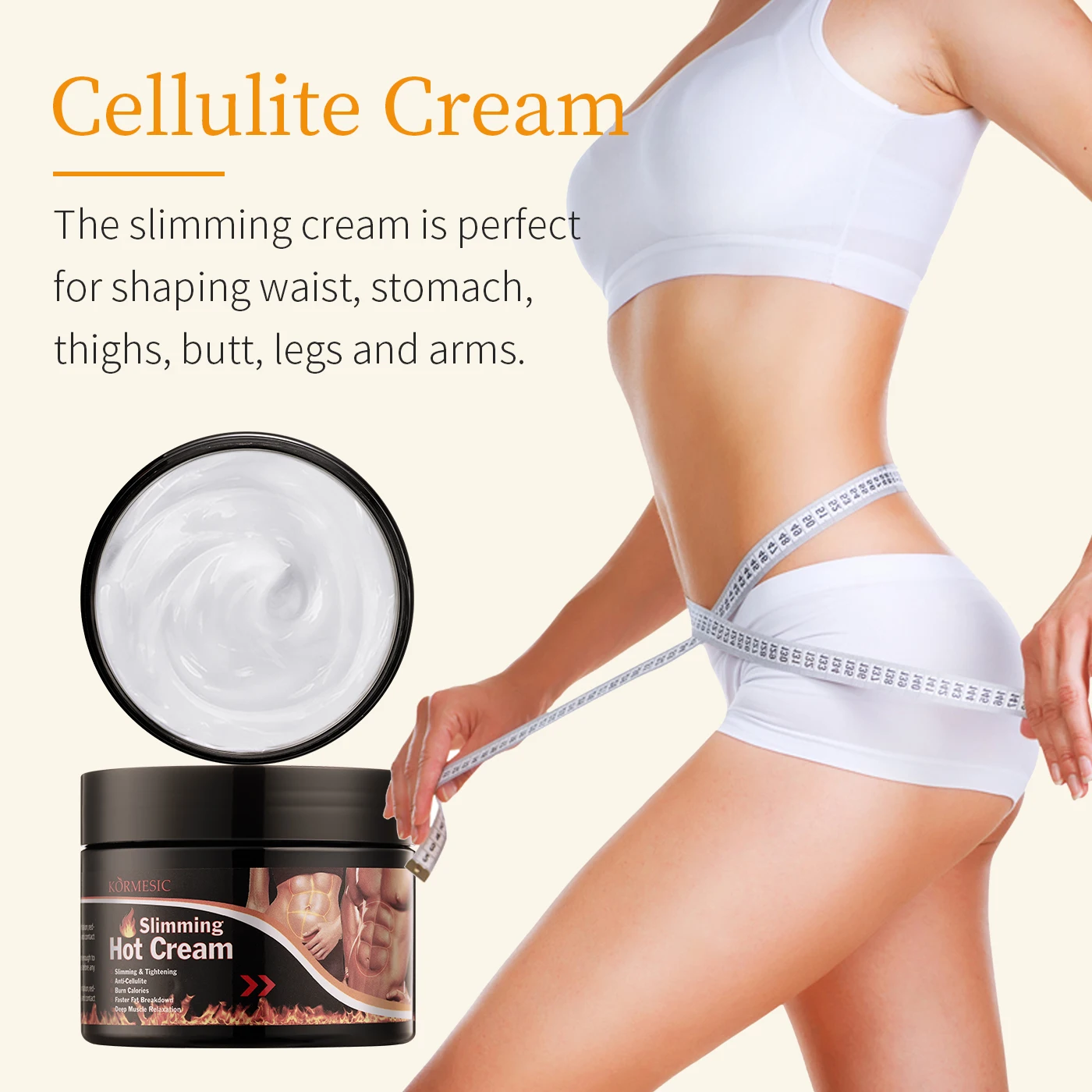 OEM ODM private label Body With Fat-Burning And Warming Effect Belly Fat Removal Slim Anti-Cellulite Slimming Cream