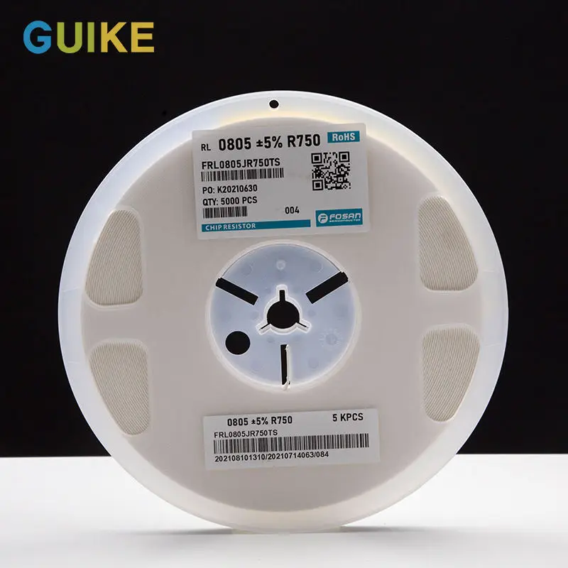 0805 +-5% R750 FOSAN/FOJAN/FOLLON/GUIKE ceramic heating element ceramic plates resistors 0805 Wholesale Variable Chip Resistor