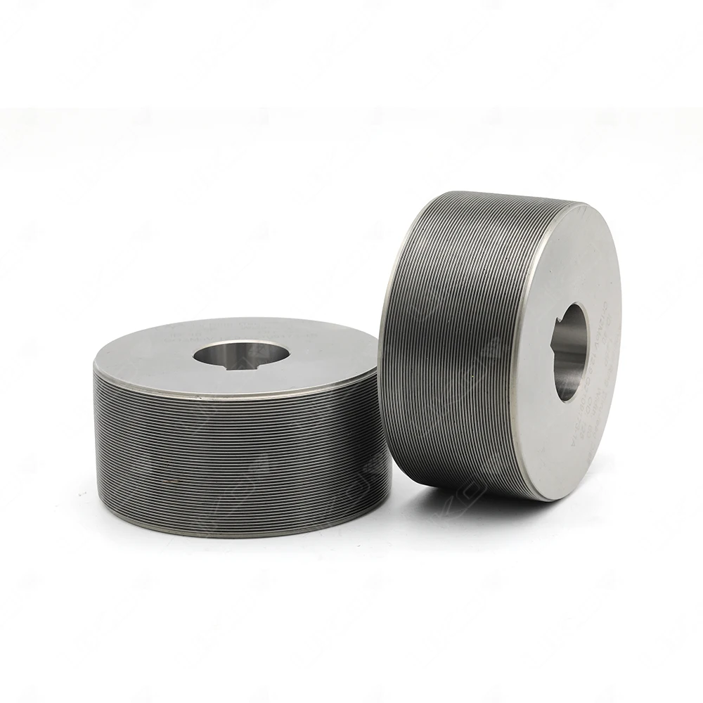 Round Cylindrical Thru-feed Thread Rolling Dies for Machining High Speed Steel