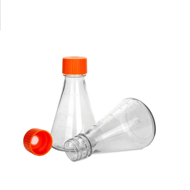 chemistry lab supplies Shake Bottles Sterile Conical Erlenmeyer Shake Flask for Cell Culture