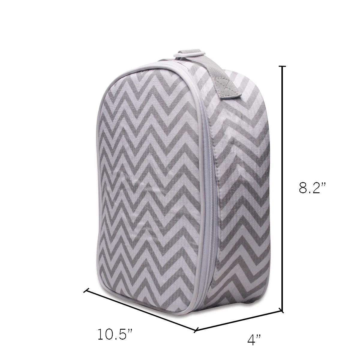 Wholesale Monoogrammed Kids Insulated Seersucker School Lunch boxes DMA09344