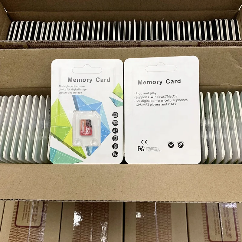 Ceamere Three Colors Pattern Wholesale 512GB Micro TF Cards Memory Kort Price 16GB 32GB 128GB 256GB 512GB Cartao De Memoria