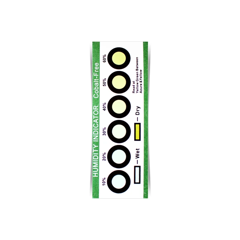 Humidity Test HIC Card Moisture Reacting Sticker
