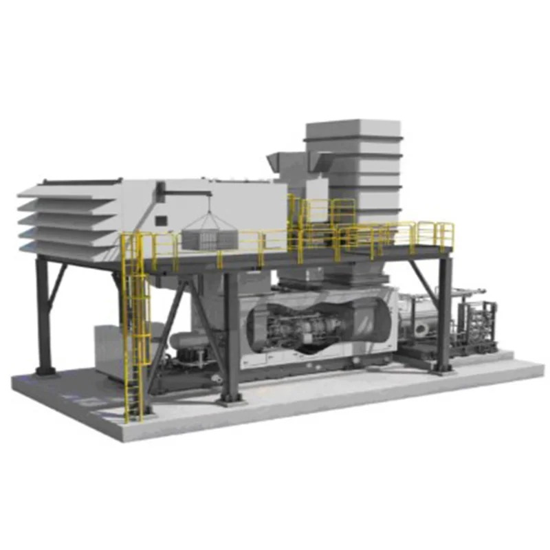 Hot selling  combined cycle power generation gas generator gas gensets used in oil fields/desert plateau, alternative power sour