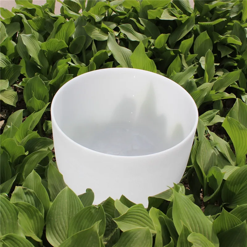 frosted quartz crystal singing bowl for healing /music tones