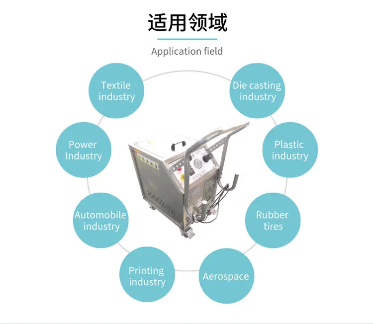 Low energy consumption dry ice blasting machine cleaner dry ice cleaning machine blaster