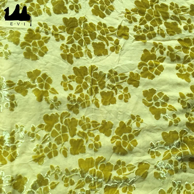 
New design burnout silk jacquard velvet fabric wholesale 