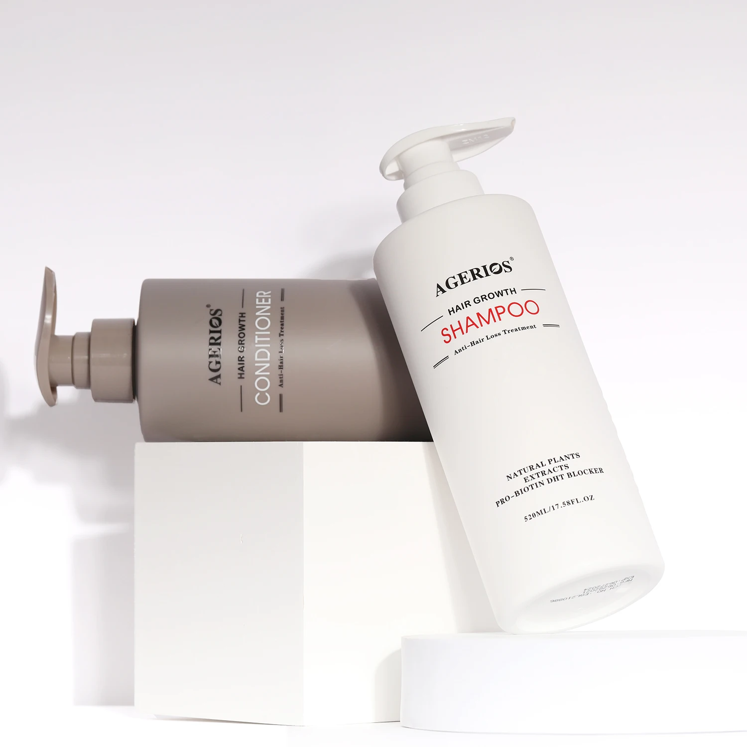 All Natural Supports Nourishing Anti Hair Loss Shampoo Organic Tea Tree Rosemary Oil Solid Regrowth Shampoo and Conditioner