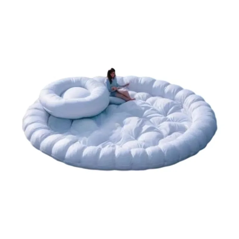 Friendly Package Portable  Water Hammock Inflatable Floating Chair Inflatable Pool Float Lounge Sofa