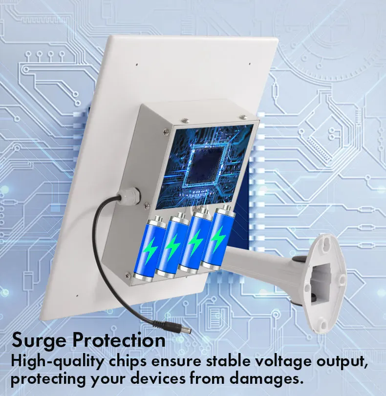Photovoltaic Patent 20000mAH Universal Compatibility Solar Panel Specially For Trail Camera Hunting Camera 12V Charging
