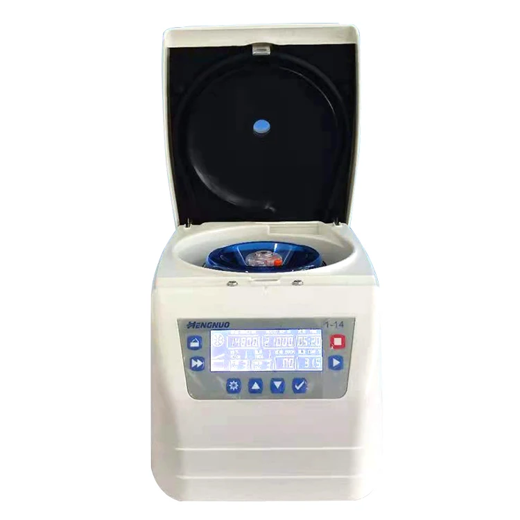 Maximum centrifugal force driven by variable frequency AC motor 21000 * g laboratory chemical laboratory centrifuge