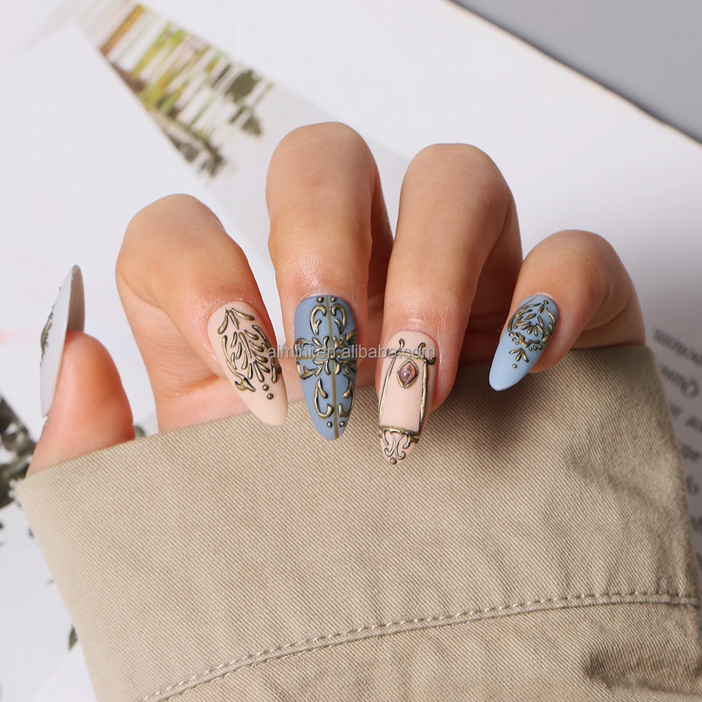 oem custom logo private label hot sale 5ml nails art liner gel paints uv led gel polish soak off metal painting gel