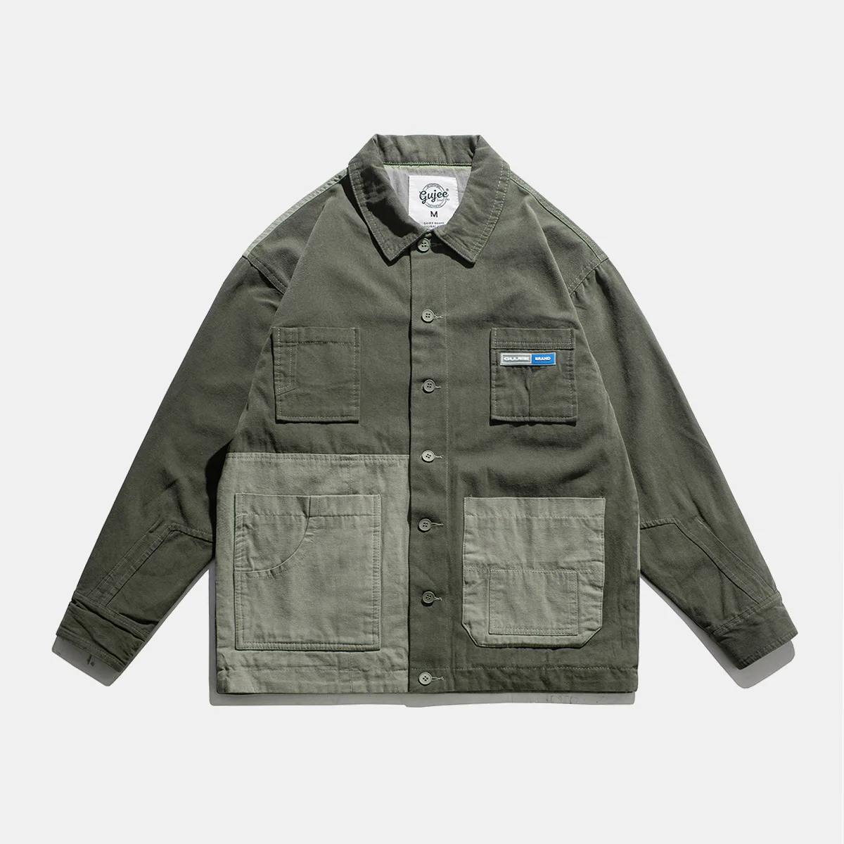 
Japan Style High quality Vintage street fashion men jackets and coats 2021 pocket patchwork men fashion jackets touring jacket 