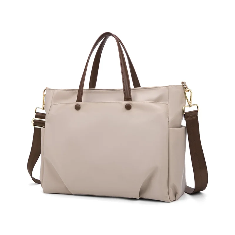 Fashionable Womens Waterproof Oxford Computer Shoulder Bags Handbag Large Business High Quality Laptop Briefcases for Lady