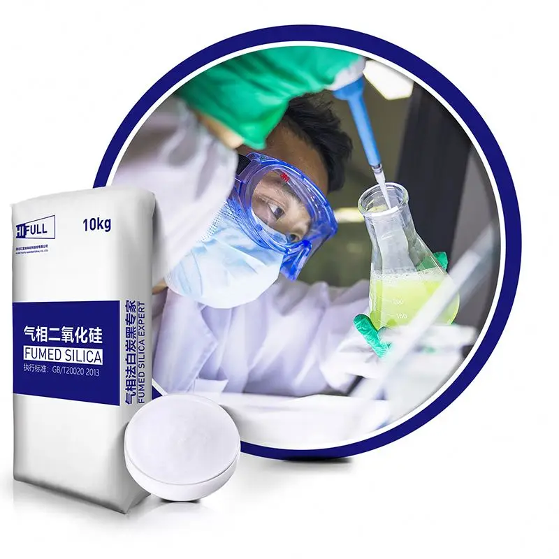 Nano Grade chemical materials pyrogenic silica HB-612 HIFULL factory price in ceramics