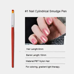 Готово к отправке 15 шт. инструменты для ногтей Nail Art Набор кистей функция Кисть нажмите с силой так набросок рисования лайнер