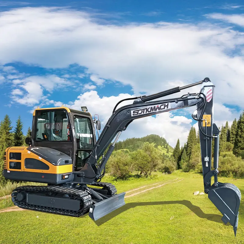 Free Shipping Epa Engine Mini Excavator 4 T 5 Ton 6 Ton 7 Ton Small Mini Excavator Machine