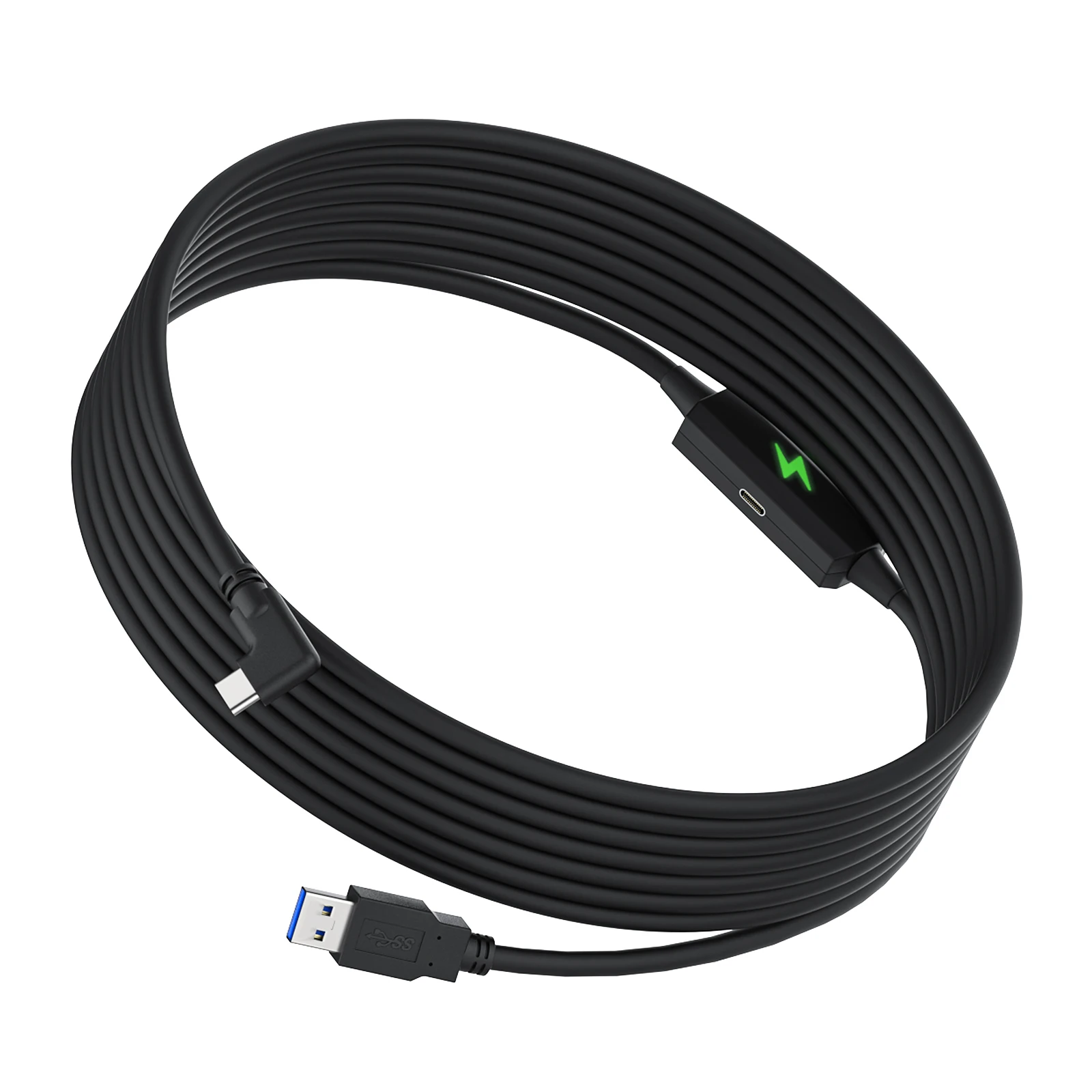 VR Link 18W Fast Charge without Losing Power USB 3.2 Gen 1 Cable A to C 5M for VR Meta Quest 3
