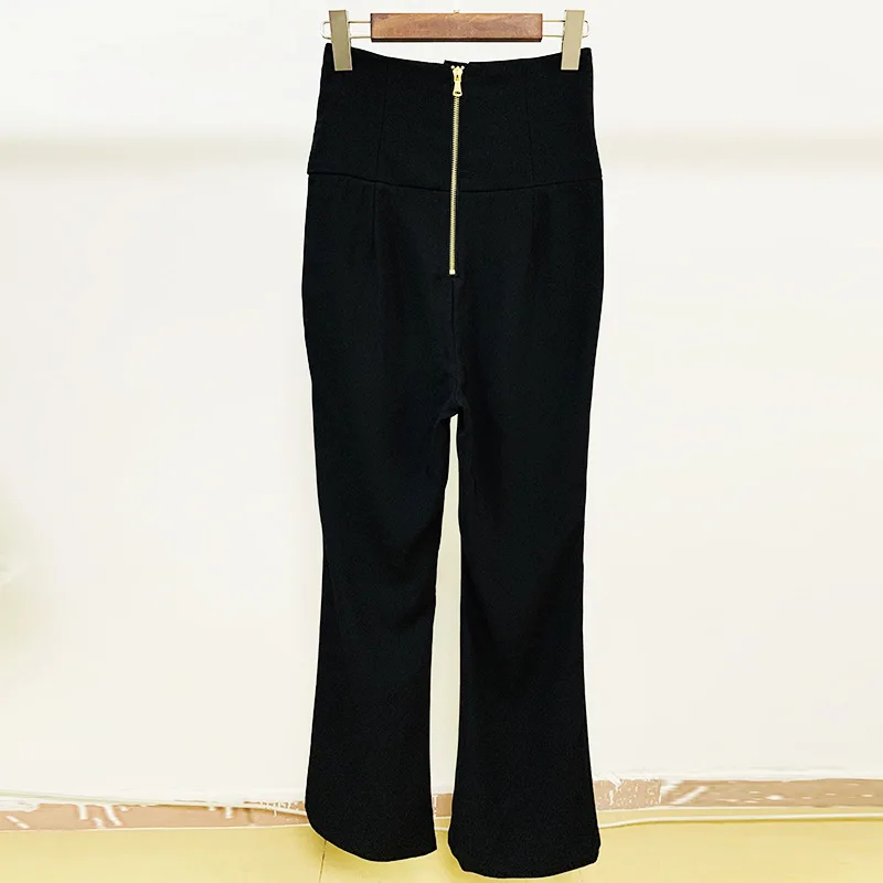 2023 New arrival wholesale women pants trousers fashionable slim high waist office blazer pant ladies long  pants